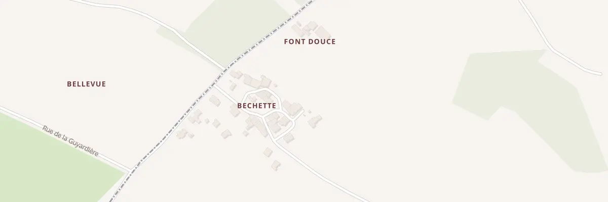 Plan du 30 Bechette à Saint-Coutant-le-Grand