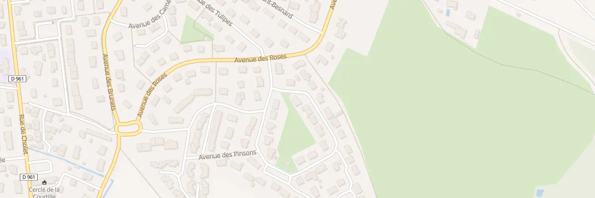 Plan du 2 Av des Alouettes à Bécon-les-Granits