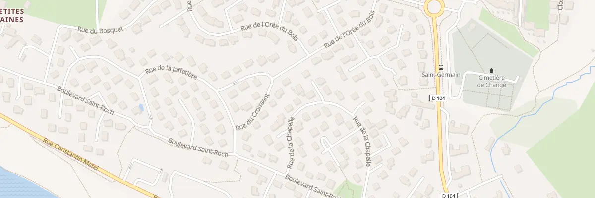 Plan du 20 Rue de la Chapelle à Changé