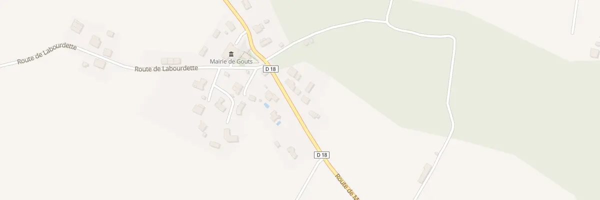 Plan du 775 Rte de Mugron à Gouts
