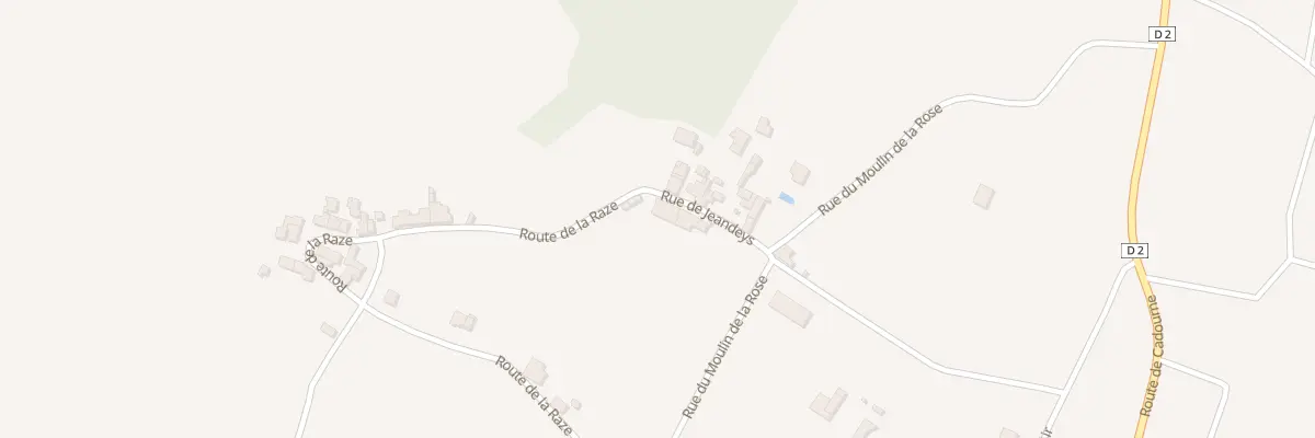 Plan du 2 Rue de Jeandeys à Saint-Seurin-de-Cadourne