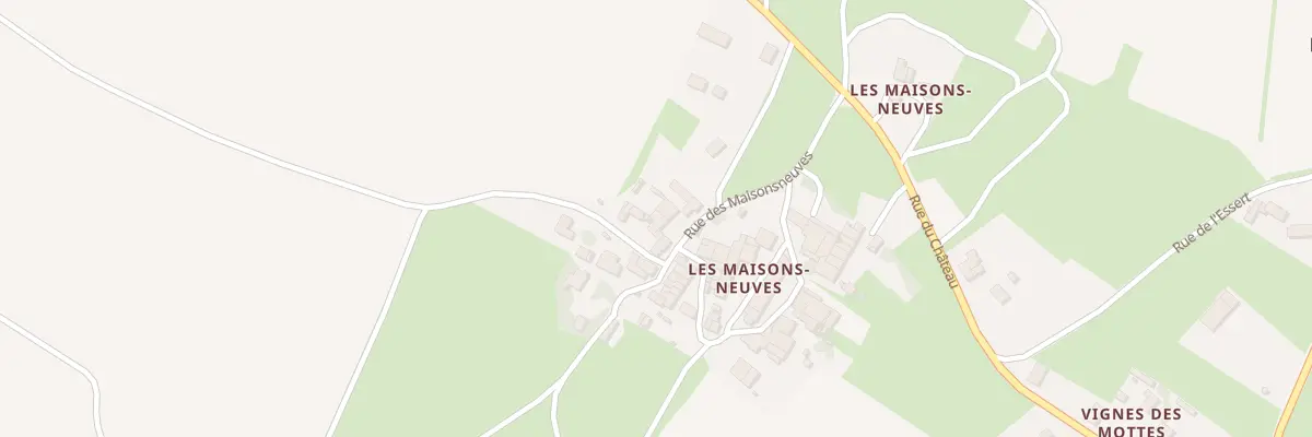 Plan du 8 Rue des Maisonneuves à Soulignonne