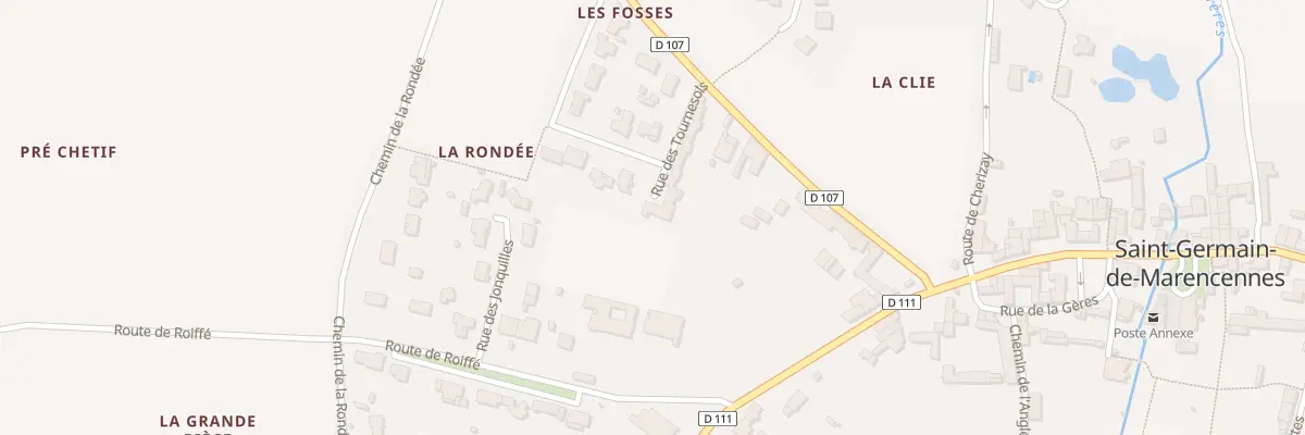 Plan du 10 Rue des Tournesols à Saint-Pierre-La-Noue