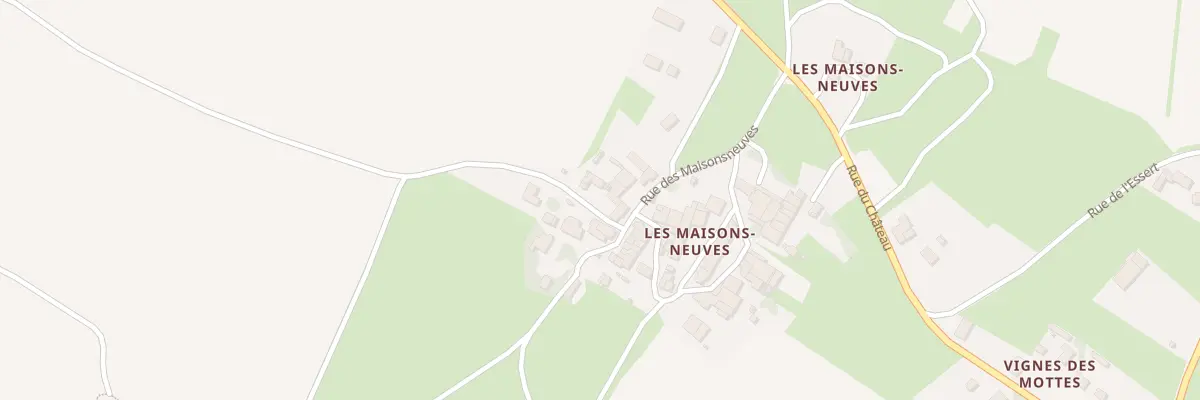 Plan du 10 Rue des Maisonneuves à Soulignonne