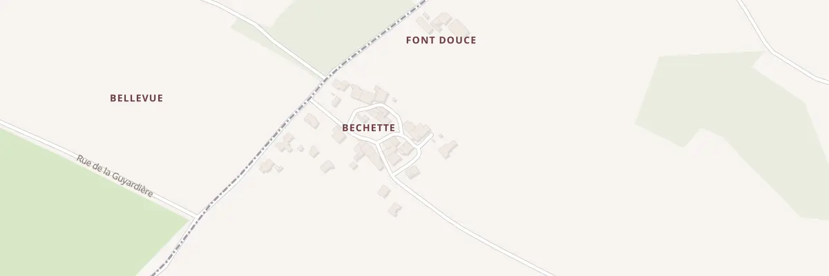 Plan du 32 Bechette à Saint-Coutant-le-Grand