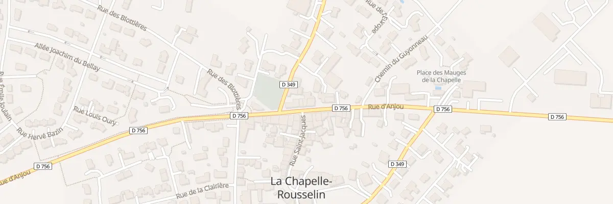 Plan du 14 Rue d’Anjou de la Chapelle à Chemillé-en-Anjou