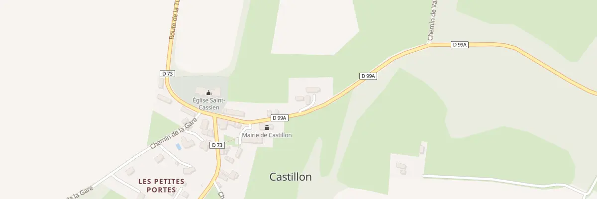 Plan du 163 Rte de Saint Paul du Vernay à Castillon