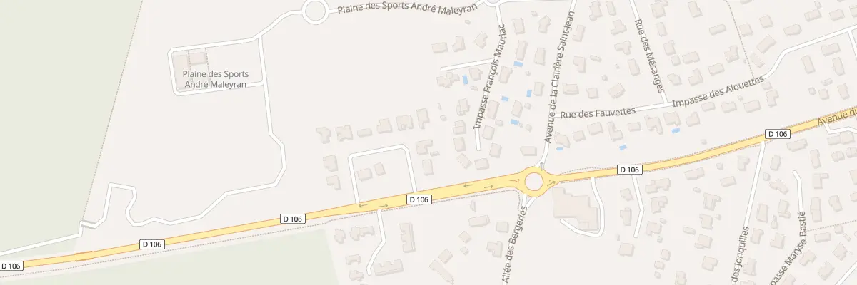 Plan du 42 All de la Grange à Saint-Jean-d’Illac