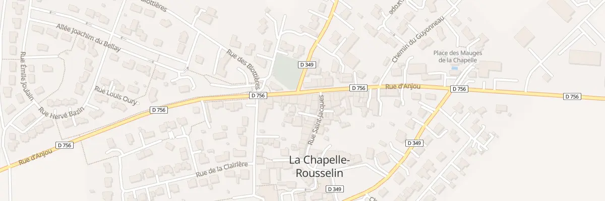 Plan du 33 Rue d’Anjou de la Chapelle à Chemillé-en-Anjou