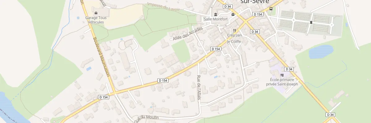 Plan du 32 Rue de la Sèvre à Saint-Amand-sur-Sèvre