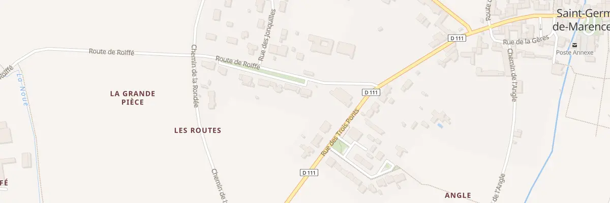 Plan du 5506 Rte de Roiffé à Saint-Pierre-La-Noue