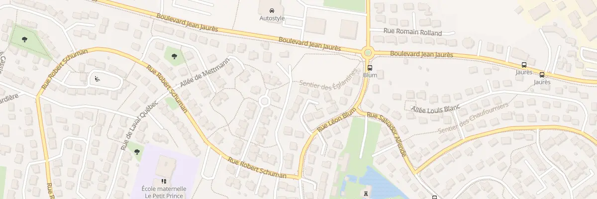 Plan du 34 Rue Léon Blum à Laval