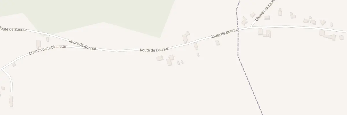 Plan du 754 Rte de Bonnut à Saint-Boès
