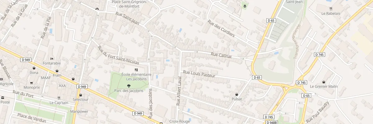 Plan du 30 Rue albert laval à Fontenay-le-Comte