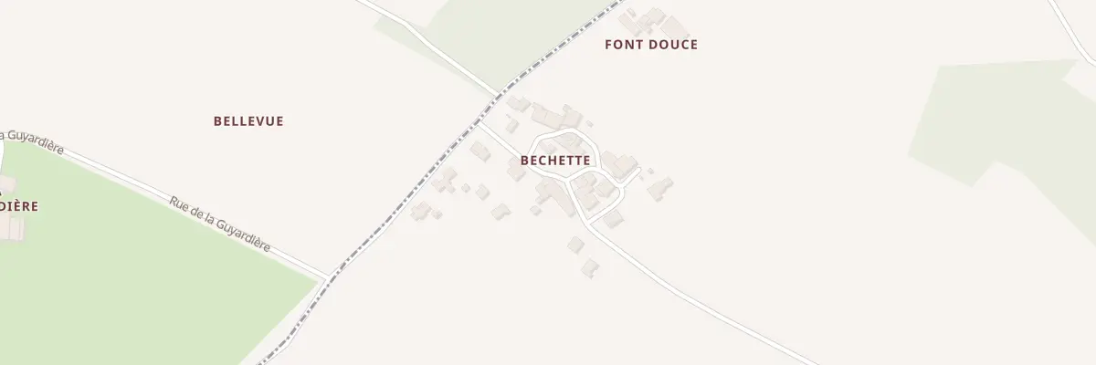 Plan du 14 Les Grosses Terres à Saint-Coutant-le-Grand