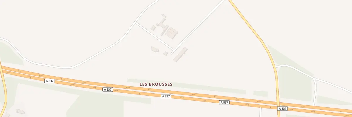 Plan du 1 Les Brousses à Champdolent