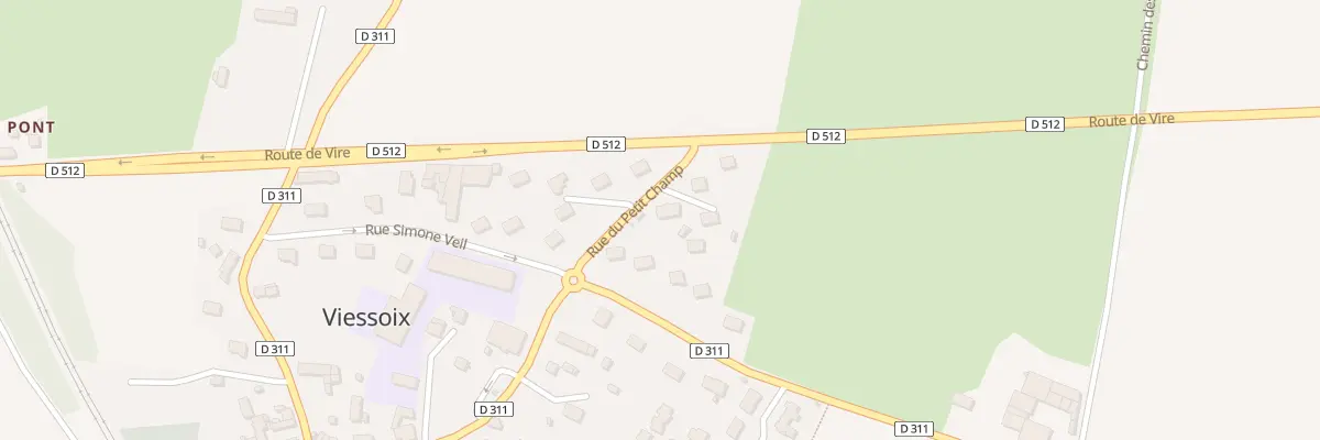 Plan du 3 Rue du Petit Champ - Viessoix à Valdallière
