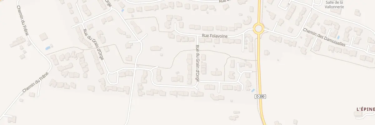 Plan du 4 Rue du Grain d’Orge à Nuaillé