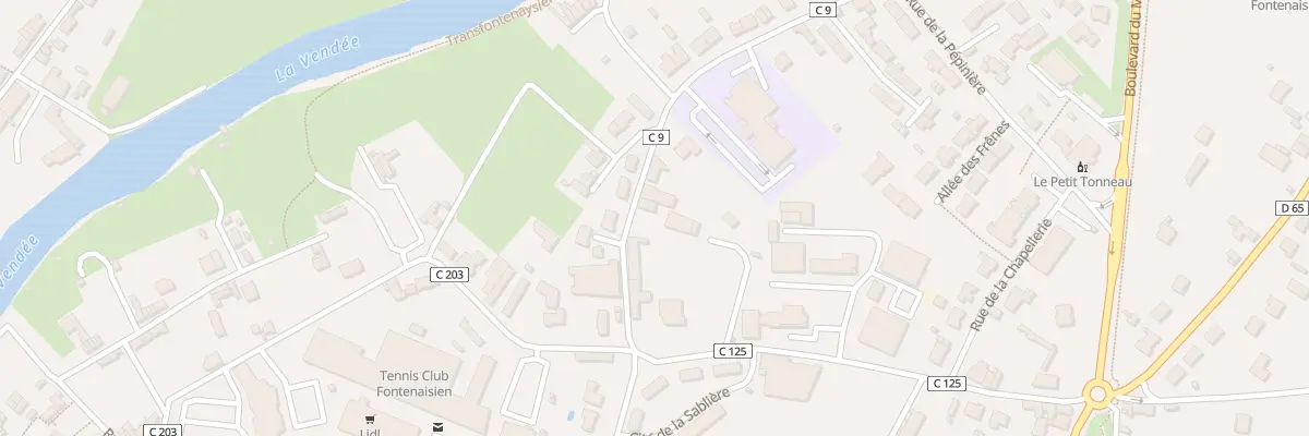 Plan du 6 Rue des gravants à Fontenay-le-Comte