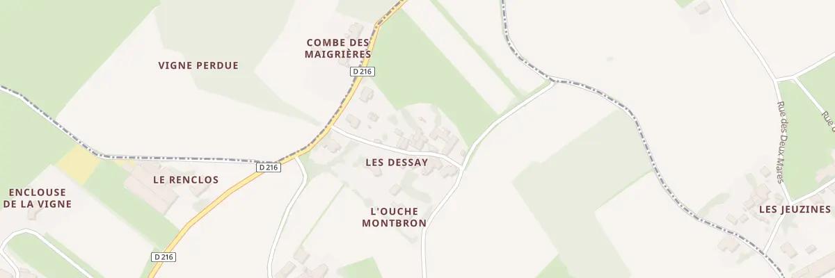 Plan du 4 Rue des Dessays aux Essards