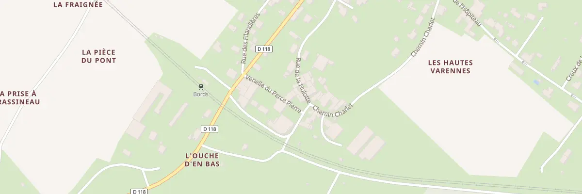 Plan du 23 Che Charlet à Bords
