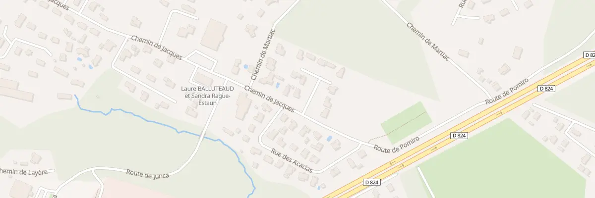 Plan du 2 Res Saint-Jacques à Tartas