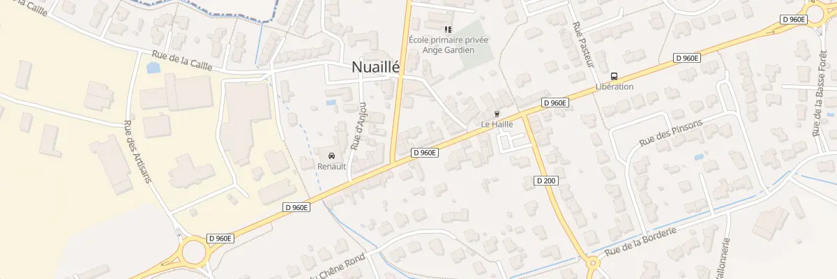 Plan du 7 Rue de la Libération à Nuaillé
