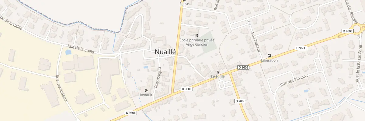 Plan du 10 Rue Germaine de Terves à Nuaillé