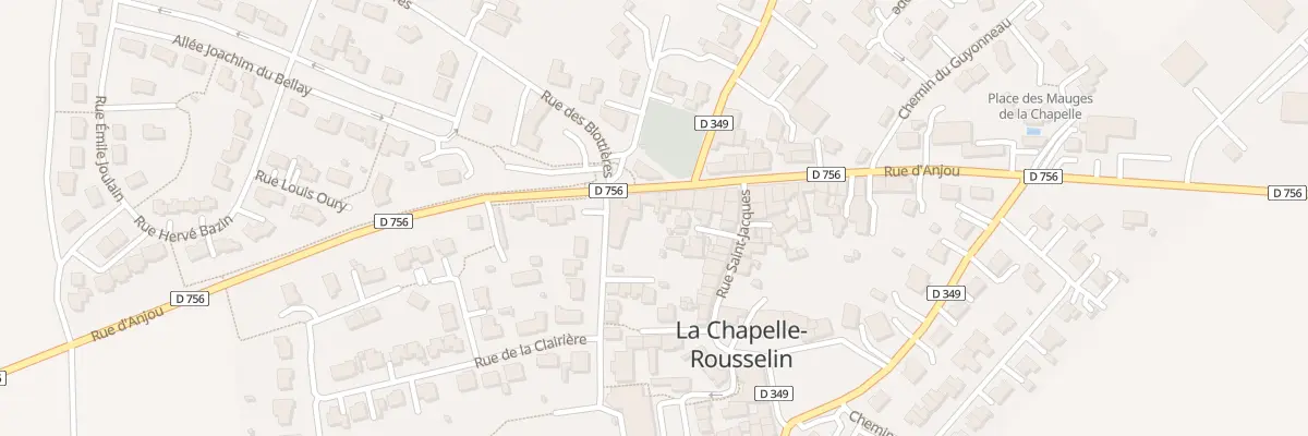 Plan du 41 Rue d’Anjou de la Chapelle à Chemillé-en-Anjou