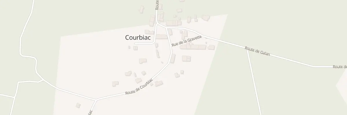Plan du 768 Courbiac à Saint-Laurent-Médoc