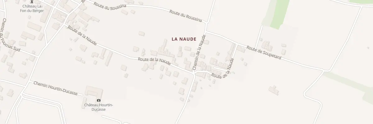 Plan du 189 La Naude Soupetard à Saint-Sauveur