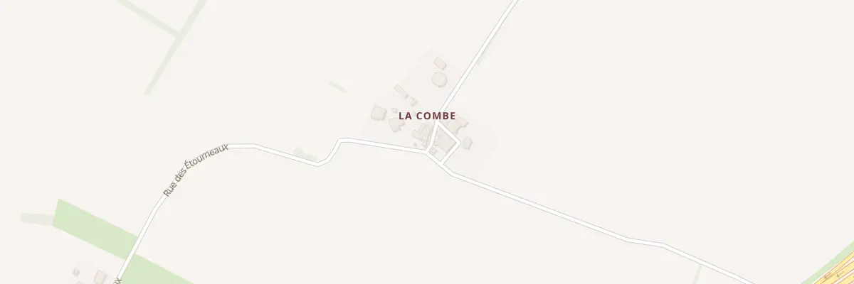 Plan du 1 Rue de la Combe aux Merles à Pisany
