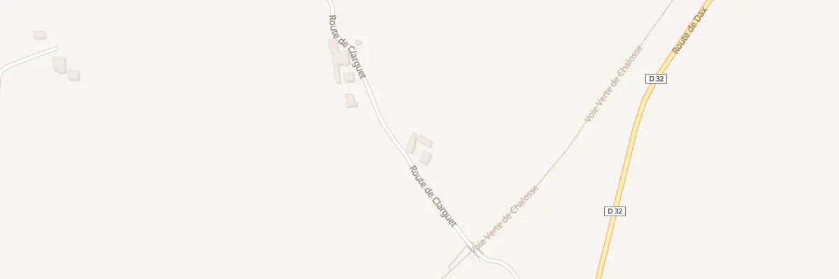 Plan du 865 Rte de Clarguet à Lourquen