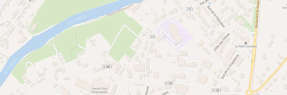 Plan du 9 Rue des gravants à Fontenay-le-Comte