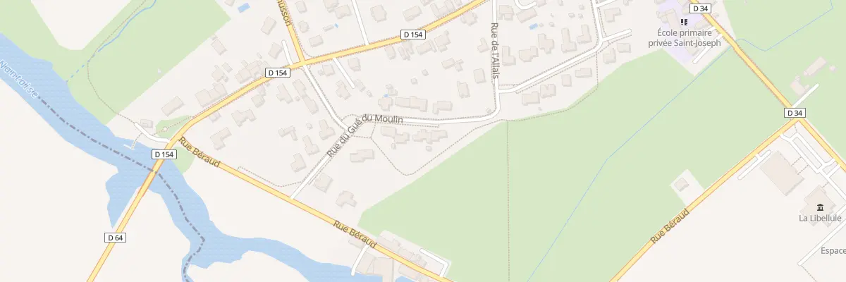 Plan du 10 Rue du Gué du Moulin à Saint-Amand-sur-Sèvre