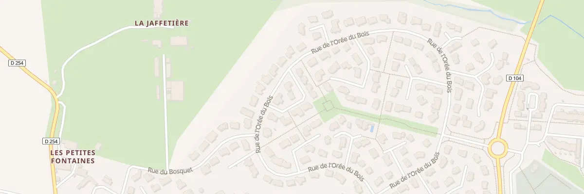 Plan du 1 Rue des Morilles à Changé