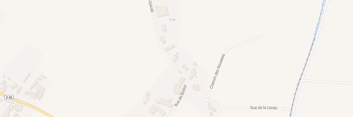 Plan du 78 Rue de baillot à Doix lès Fontaines