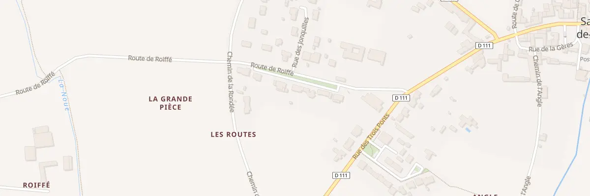 Plan du 7 Rte de Roiffé à Saint-Pierre-La-Noue