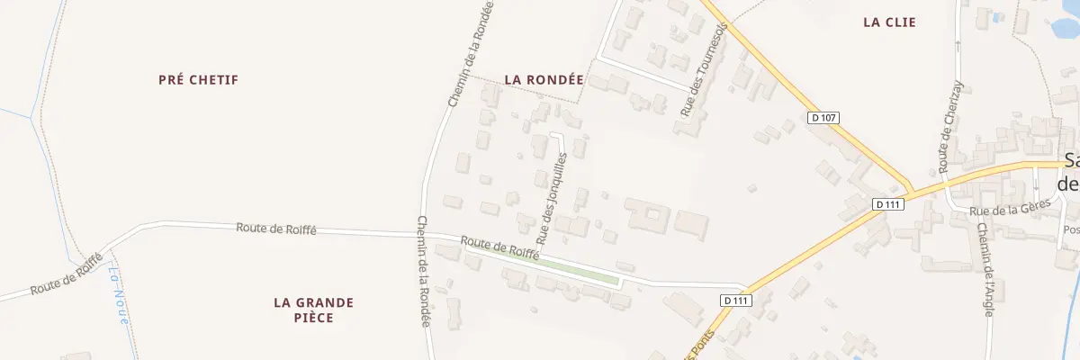 Plan du 2 Rue des Jonquilles à Saint-Pierre-La-Noue