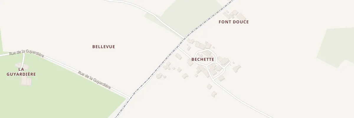 Plan du 2 Les Grosses Terres à Saint-Coutant-le-Grand