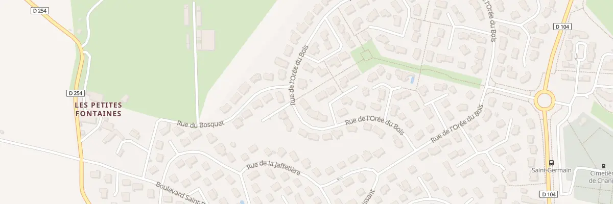 Plan du 24 Rue de l’Orée du Bois à Changé