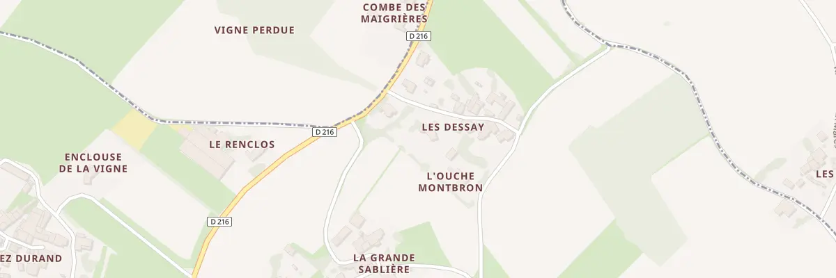 Plan du 11 Rue des Dessays aux Essards