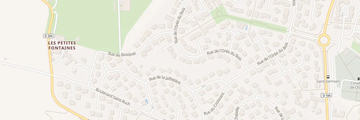 Plan du 29 Rue de l’Orée du Bois à Changé