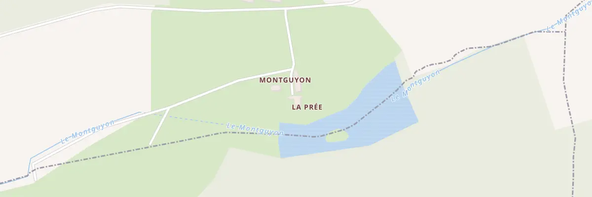 Plan du 1 Montguyon à La Bigottière