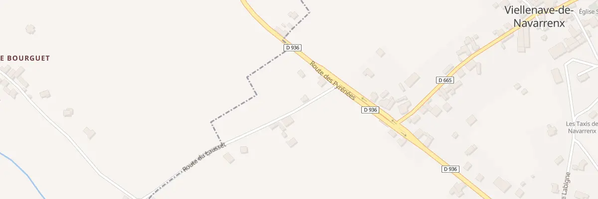 Plan du 6 Rte de Lausset à Viellenave-de-Navarrenx