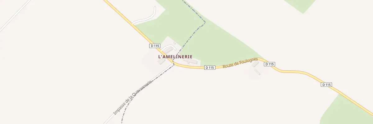 Plan du 5060 L’Amelinerie à Sainte-Honorine-de-Ducy