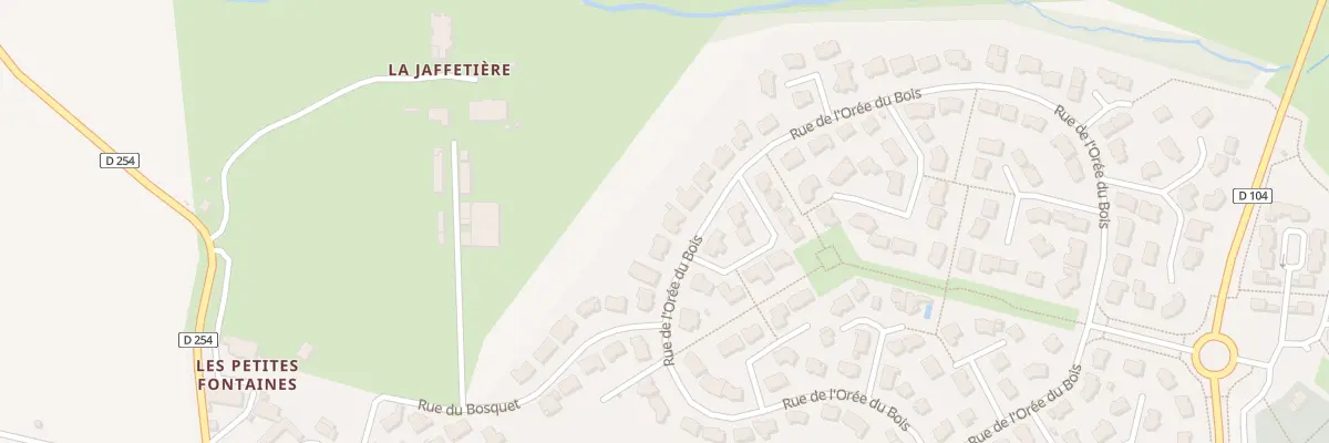 Plan du 43 Rue de l’Orée du Bois à Changé