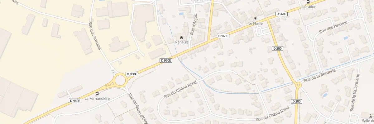 Plan du 2 Rue de la Libération à Nuaillé