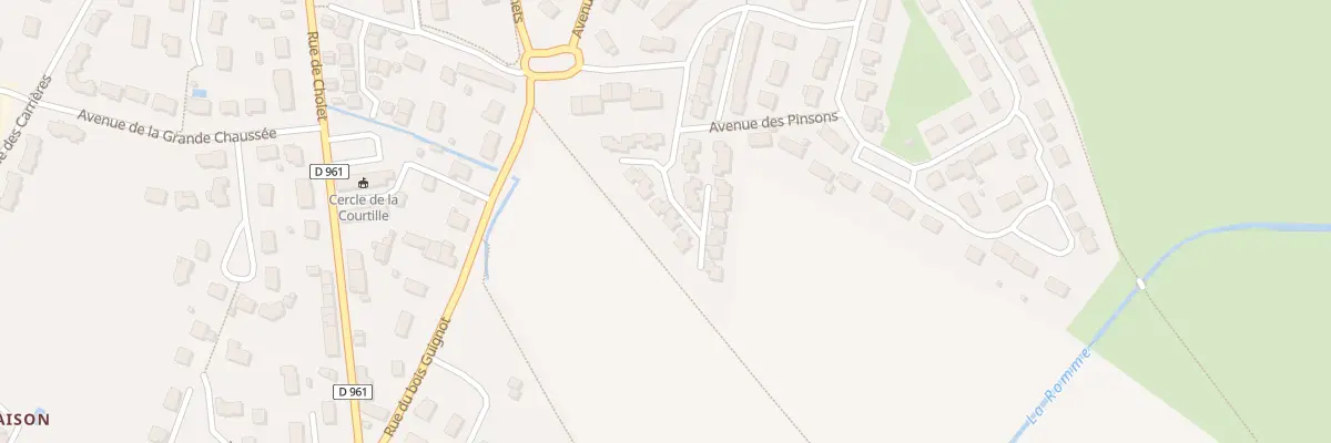 Plan du 16 Av des Roitelets à Bécon-les-Granits
