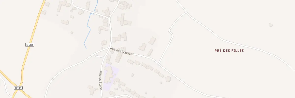 Plan du 3 Che des Longées à Vouhé
